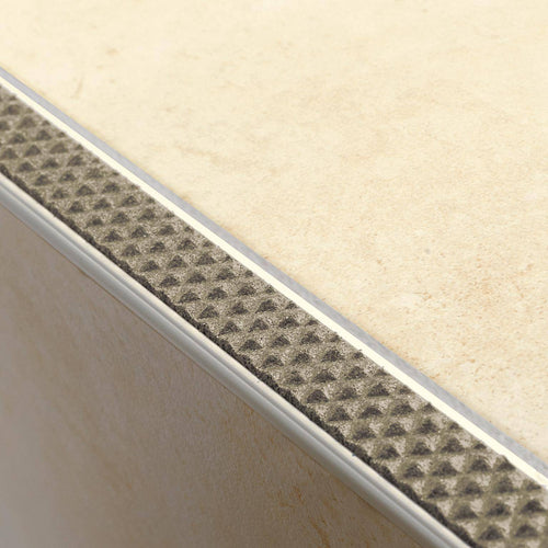 DURAL Profilé pour marches d'escalier avec insert 13 mm DIAMONDSTEP Aluminium anodisé sable 9mm 250cm