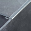 DURAL Profilé pour marches d'escalier avec insert 13 mm DIAMONDSTEP Aluminium anodisé mid grey 9mm 250cm