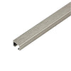 Listelliprofil DURALIS Aluminium hochglanzeloxiert gebürstet titan 8mm 250cm