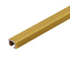 Listelliprofil DURALIS Aluminium eloxiert gold 8mm 250cm