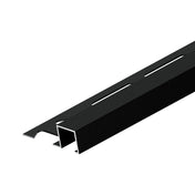 Quadratprofil SQUARELINE Aluminium pulverbeschichtet schwarz matt 7mm 300cm