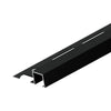 Quadratprofil SQUARELINE Aluminium pulverbeschichtet schwarz matt 11mm 250cm