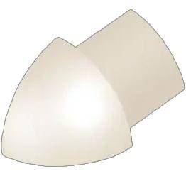 Innenecke DURONDELL Aluminium pulverbeschichtet sand RAL 0808005 12,5mm