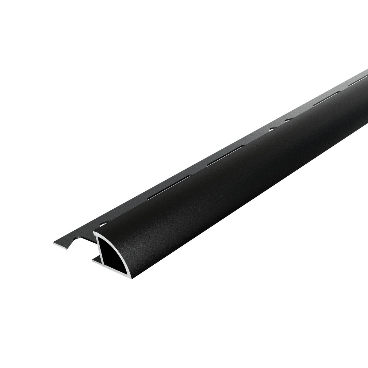 DURAL Profilé en quart de cercle DURONDELL Aluminium thermolaqué noir mat 10mm 300cm