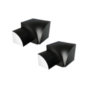 DURAL binnenhoek DURONDELL aluminium gepoedercoat zwart mat 8mm