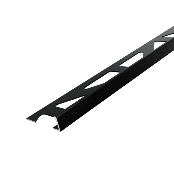 Winkelprofil DUROSOL Aluminium pulverbeschichtet schwarz matt RAL 9011 12,5mm 300cm