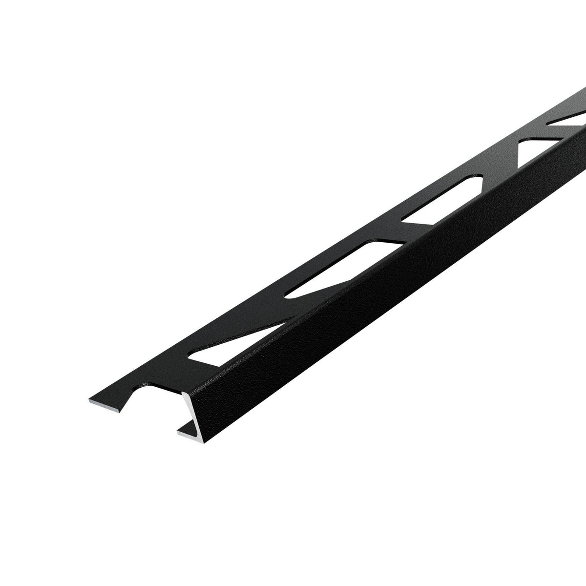 Winkelprofil DUROSOL Aluminium pulverbeschichtet schwarz matt RAL 9011 12,5mm 300cm