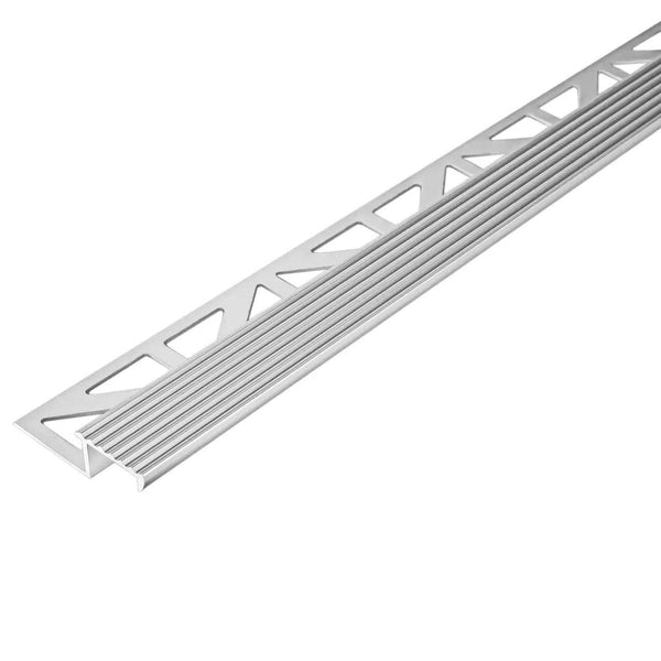 DURAL Profilé pour marches d'escalier DURASTEP SOLID Aluminium naturel 11mm 250cm