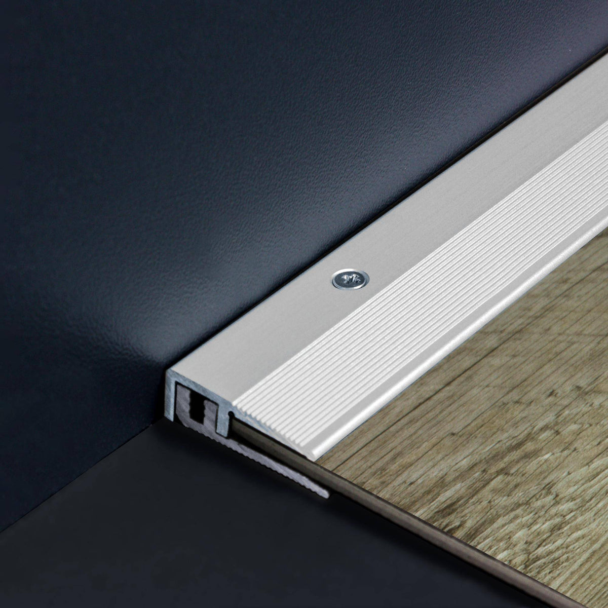 DURAL Profilé de finition DUOFLOOR LVT BORDER PVC argenté anodisé 3,5mm 100cm