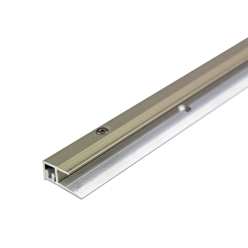 Profilé de finition DURAL avec aile d'appui extra large DUOFLOOR BORDER aluminium anodisé titane 6mm 100cm