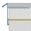 Cornière de balcon DURAL non percée DURABAL BK aluminium anodisé argent 13+60mm 300cm