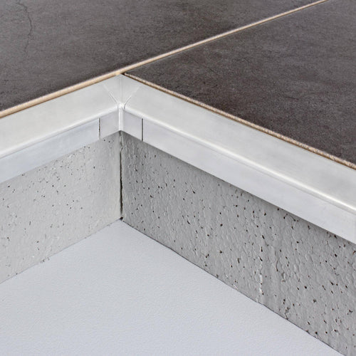 Innenecke DURABAL BK Aluminium eloxiert silber 74mm 15mm