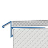 Balkonwinkelprofil ungebohrt DURABAL BK Aluminium eloxiert silber 9mm 300cm