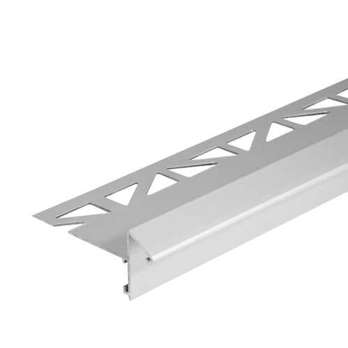 Balkonwinkelprofil ungebohrt DURABAL BK Aluminium eloxiert silber 9mm 300cm