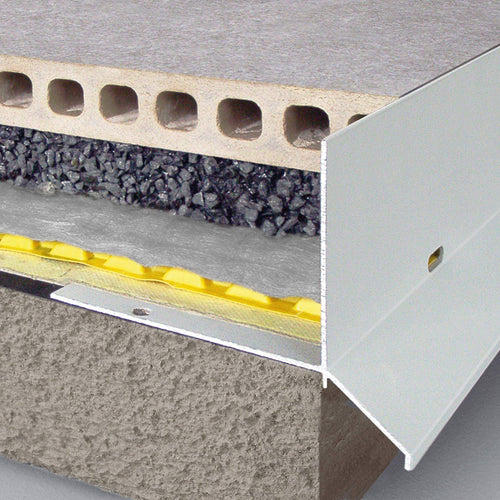 Balkonwinkelprofil DURABAL BL Aluminium eloxiert silber 53mm 300cm