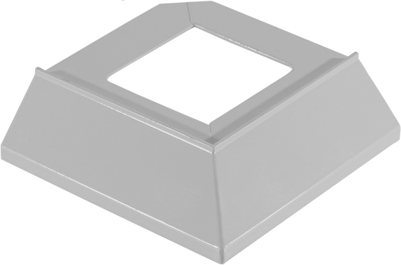Eckstück DURABAL BT 11 Aluminium eloxiert silber 100mm