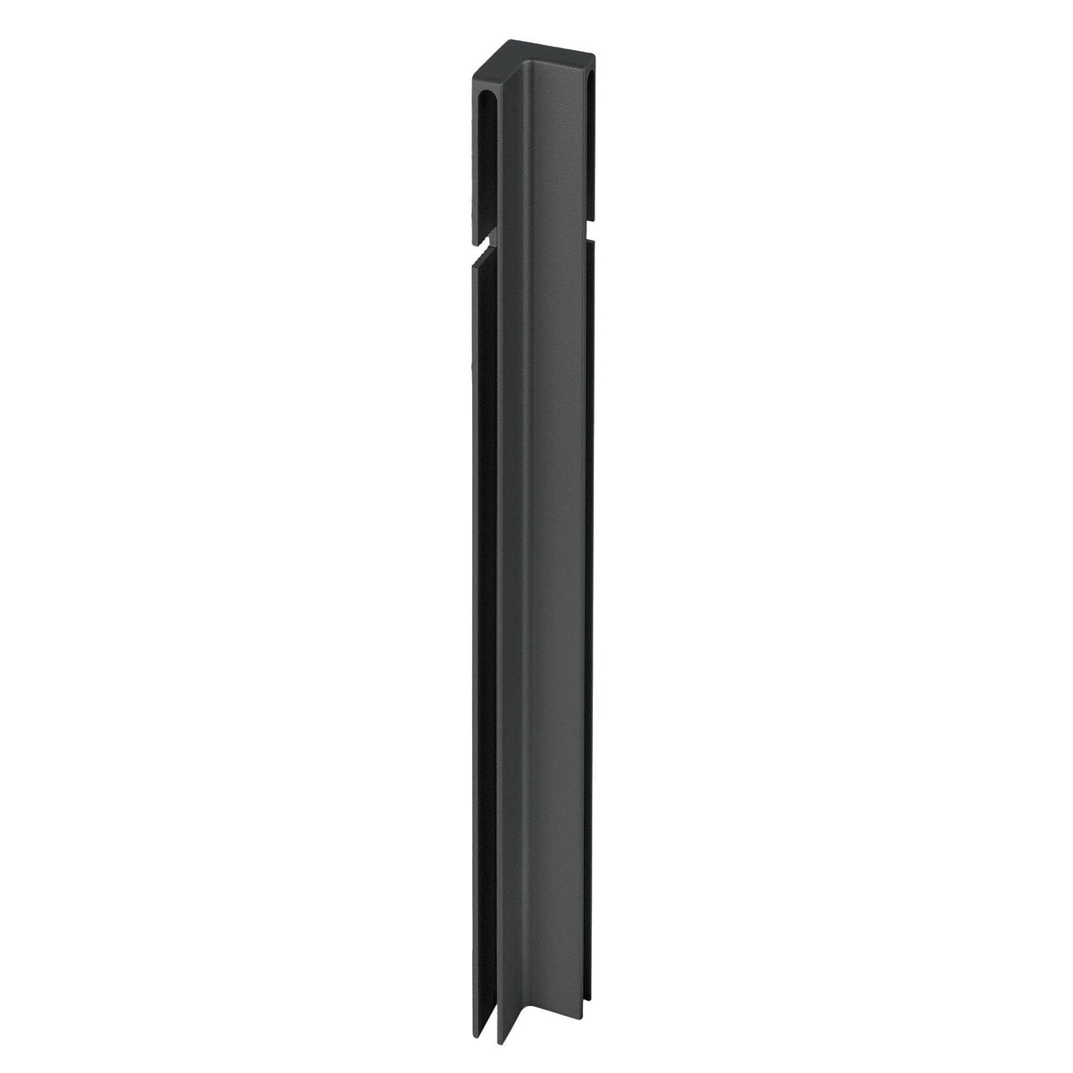 Innenecke DURABAL BO Aluminium pulverbeschichtet anthrazit RAL 7016 120mm 12mm