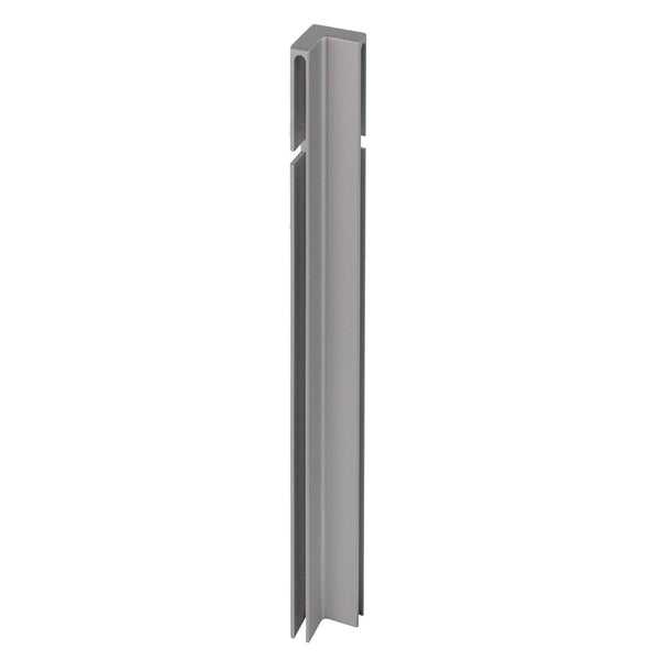 Innenecke DURABAL BO Aluminium pulverbeschichtet platingrau RAL 7036 100mm 12mm