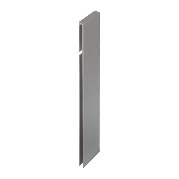 Innenecke DURABAL BO Aluminium pulverbeschichtet platingrau RAL 7036 100mm