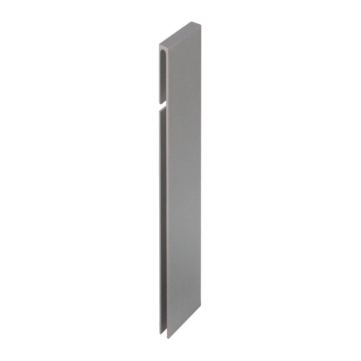 Innenecke DURABAL BO Aluminium pulverbeschichtet platingrau RAL 7036 100mm