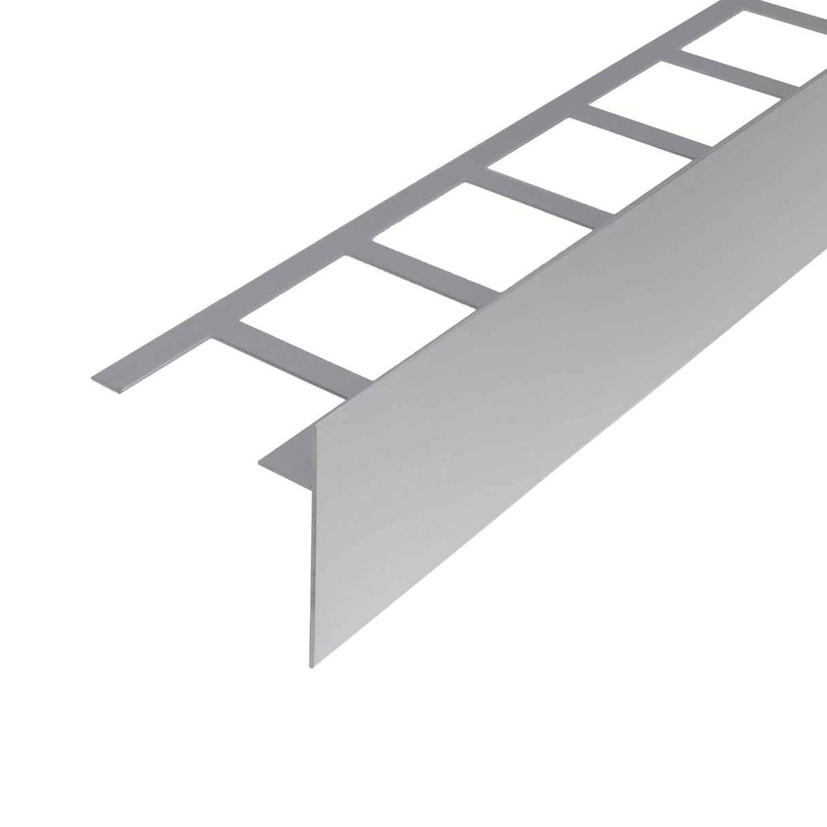 Profilé angulaire de balcon DURAL DURABAL BO aluminium anodisé argent 20+80mm 300cm