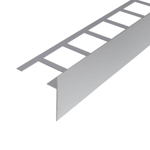Profilé angulaire de balcon DURAL DURABAL BO aluminium anodisé argent 20+80mm 300cm