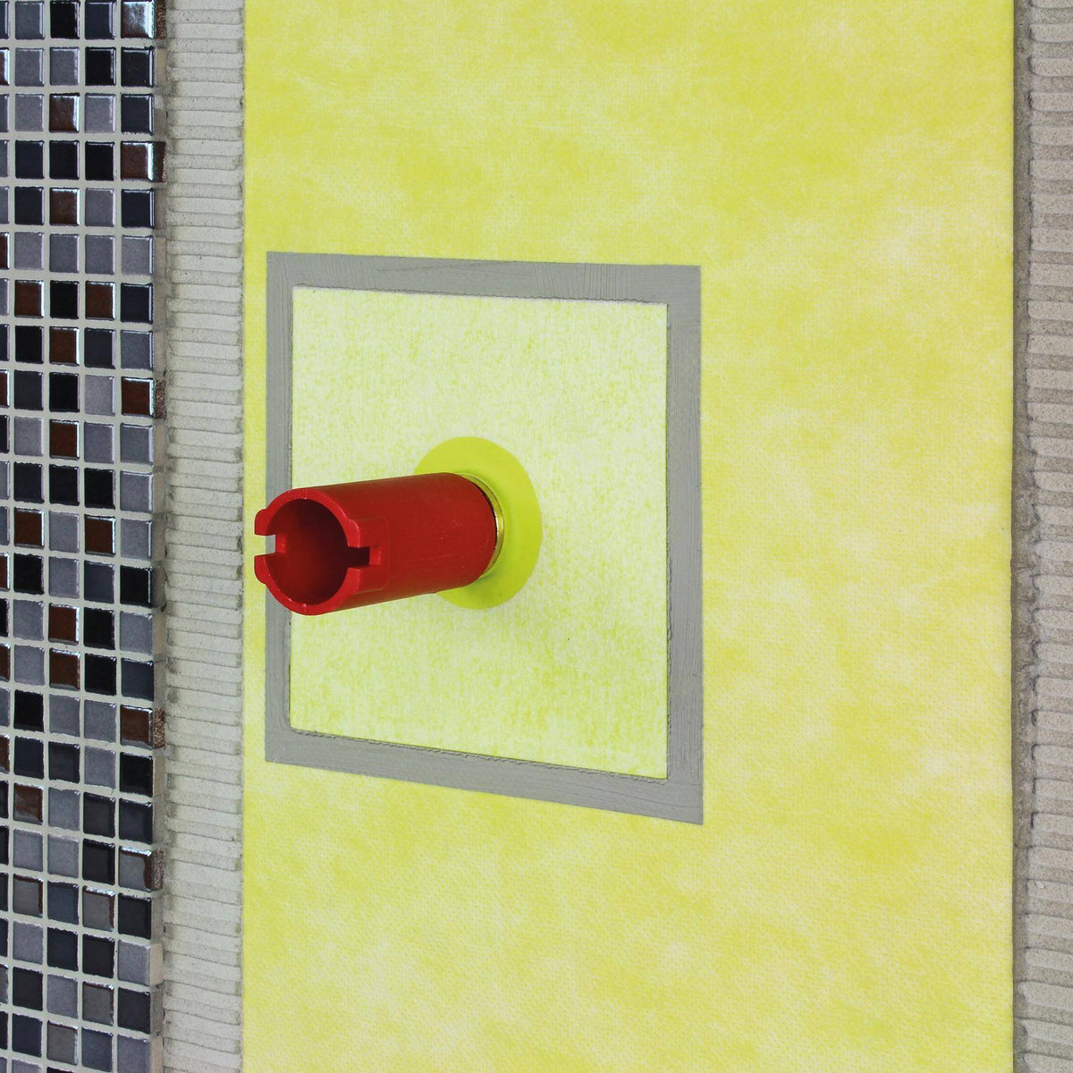 Dichtmanschette Wand DURABASE WP gelb 120mm Beutel a 2 Stk.