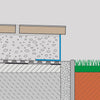 Drainagematte DURABASE DR 80 grau 15lfdm