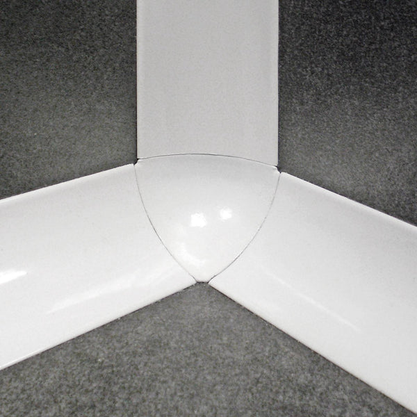 DURAL inside corner DURACOVE HK die-cast metal powder-coated white 28mm