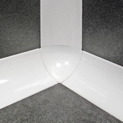 DURAL inside corner DURACOVE HK die-cast metal powder-coated white 28mm