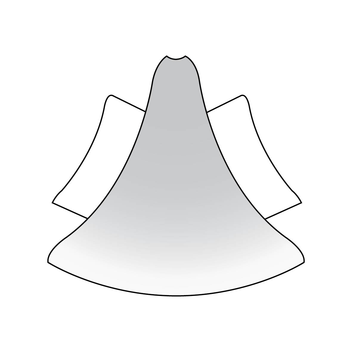 DURAL Angle extérieur DURACOVE HK métal coulé sous pression anodisé argent 28mm