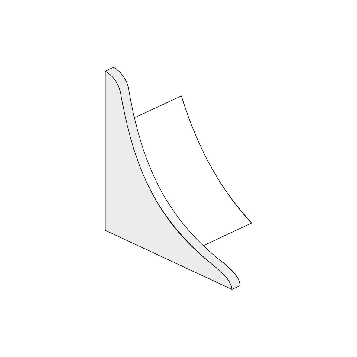 Endkappe DURACOVE ZK PVC weiß 100,3mm