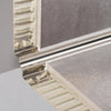 DURAL Profilé de finition arrondi DURACOVE DB Acier inoxydable (V2A/304) naturel 12mm 250cm