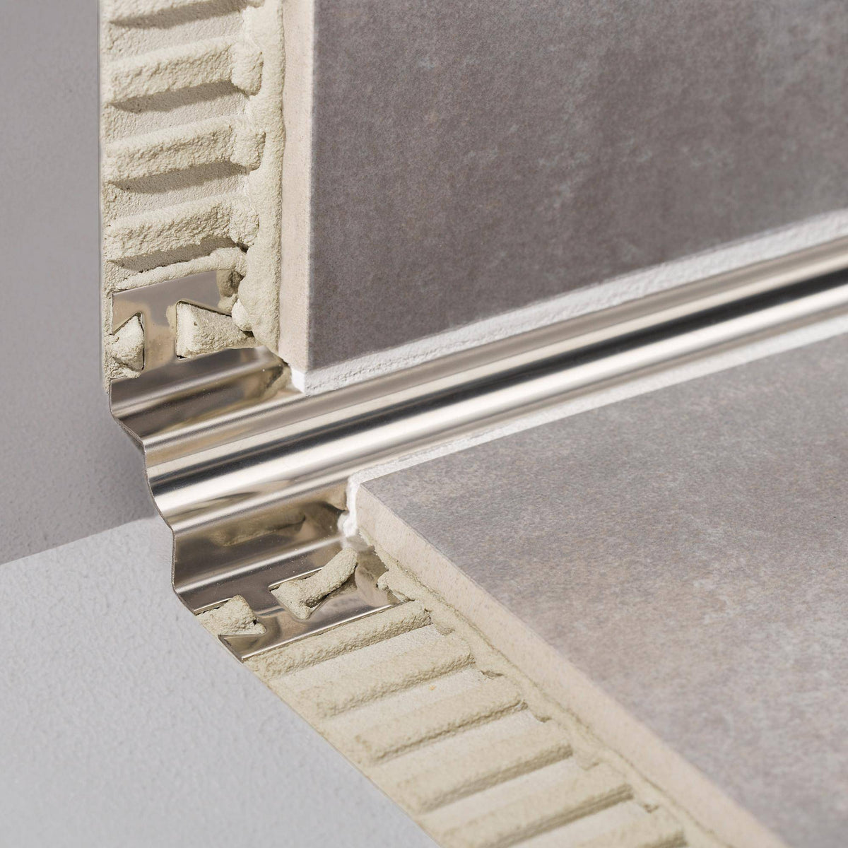 DURAL Profilé de finition arrondi DURACOVE DB Acier inoxydable (V2A/304) naturel 12mm 250cm