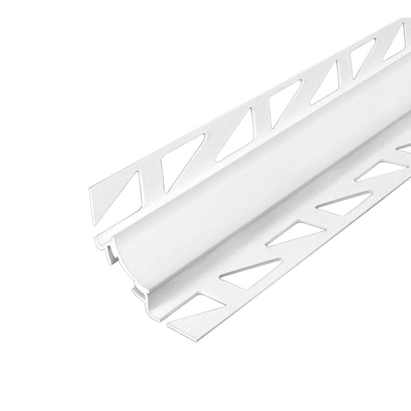 Profilé sanitaire DURAL DURACOVE DB PVC blanc 9mm 250cm