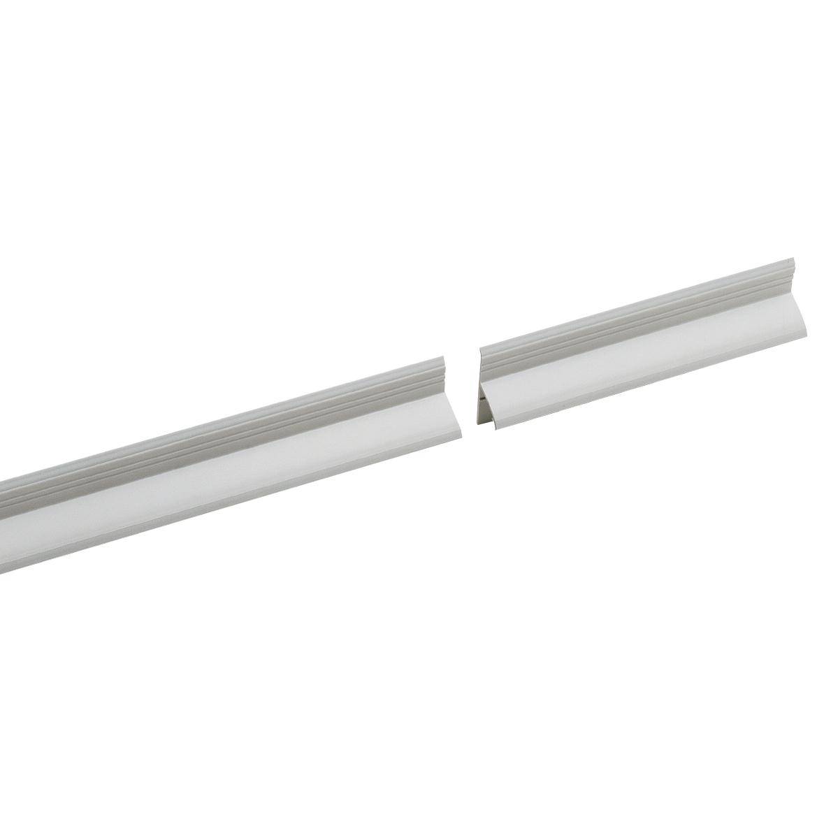 Sanitärprofil DURACOVE ZK PVC grau 3mm 183cm