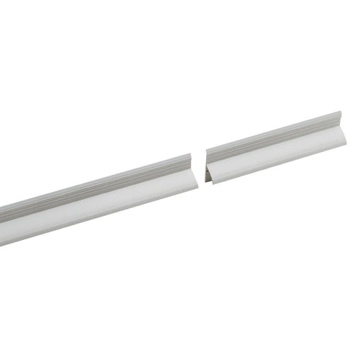 Sanitärprofil DURACOVE ZK PVC grau 3mm 183cm