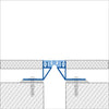 Profilé de joint de dilatation et de mouvement DURAL DURAFLEX BP aluminium 35mm 300cm