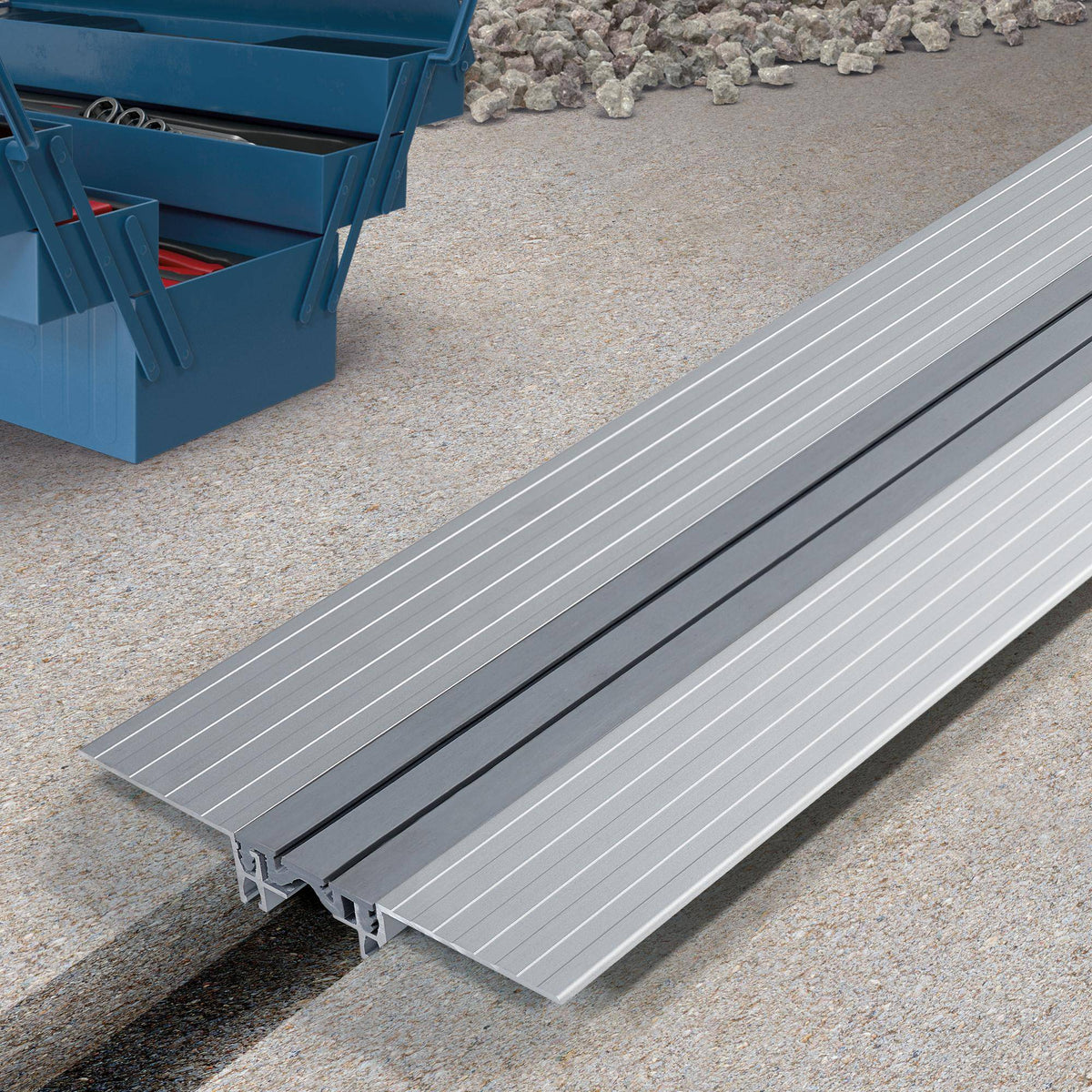 Dehn- und Bewegungsfugenprofil DURAFLEX SD Aluminium 24mm 300cm