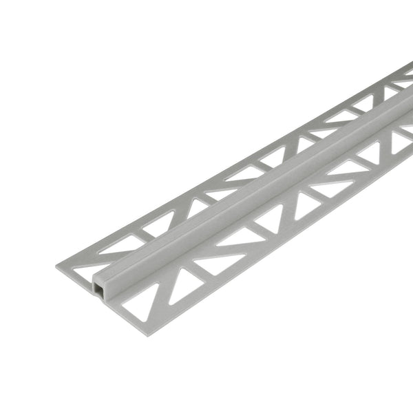 Profilé de joint de dilatation et de mouvement DURAL ailes larges perforées DURAFLEX PVC PVC gris 10mm 250cm