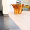 Dehn- und Bewegungsfugenprofil breite gelochte Schenkel DURAFLEX PVC PVC schwarz 10mm 250cm