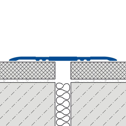 Abdeckprofil ohne Bohrung DURAFLEX KA Aluminium eloxiert silber eloxiert 4mm 250cm