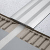 Profilé de recouvrement DURAL percé d'un côté DURAFLEX KA aluminium anodisé argent anodisé 4mm 250cm