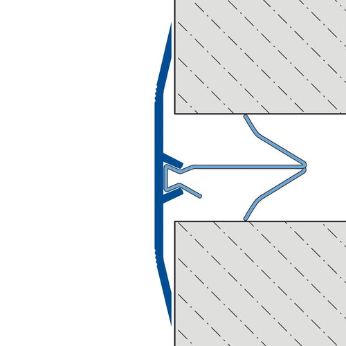 Abdeckprofil DURAFLEX KF Aluminium eloxiert silber 140mm 300cm