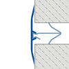 DURAL Profilé de recouvrement DURAFLEX KF PVC blanc 5.03mm 300cm