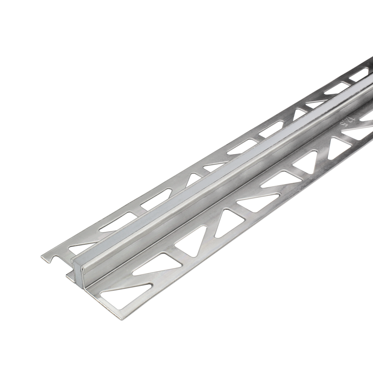 Dehn- und Bewegungsfugenprofil DURAFLEX METALL Edelstahl (V2A/304) grau 3mm 250cm