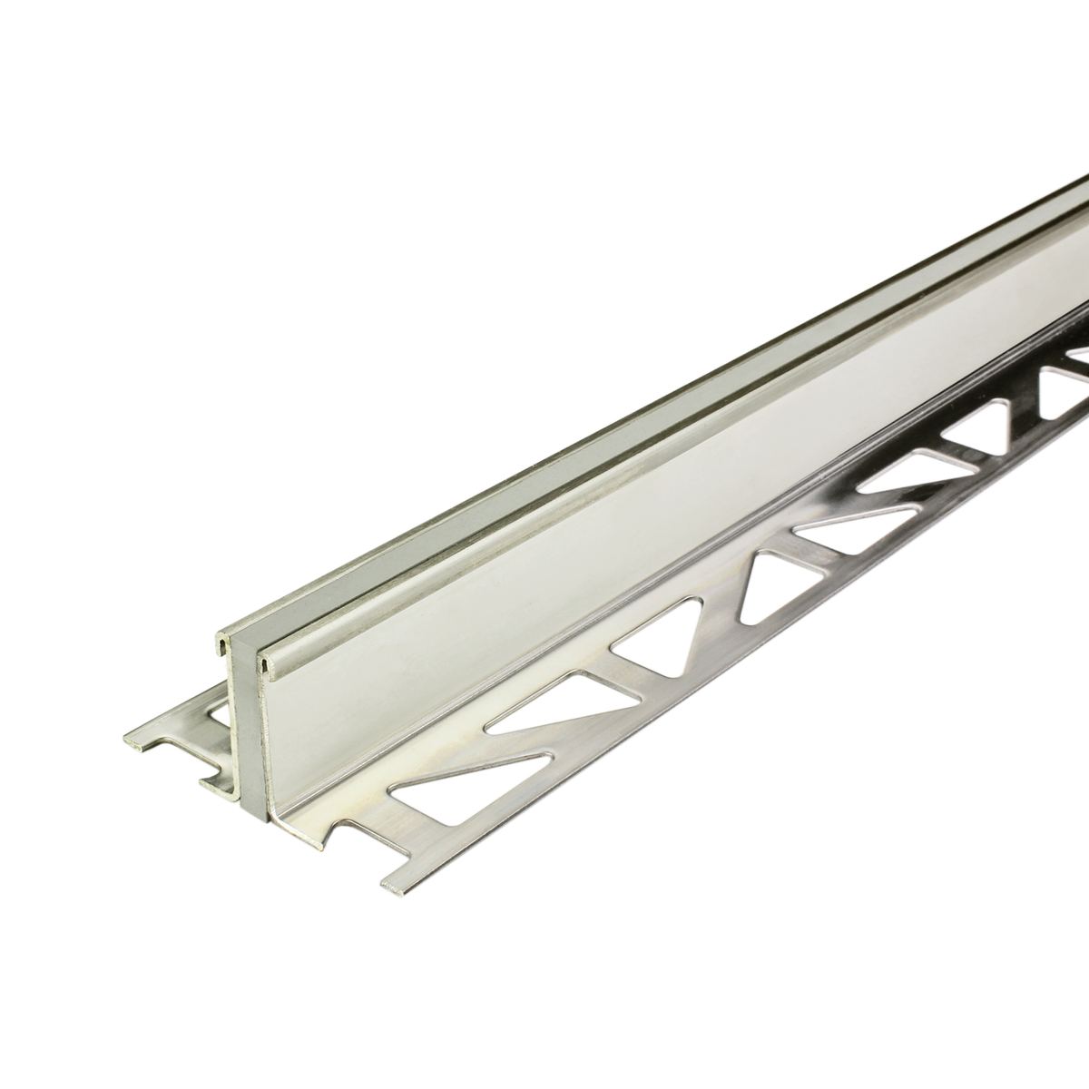 DURAL dilatatie- en bewegingsvoegprofiel DURAFLEX METALL RVS (V2A/304) grijs 22mm 250cm