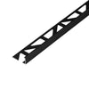 DURAL hoekprofiel DUROSOL aluminium gepoedercoat zwart mat RAL 9011 6mm 250cm