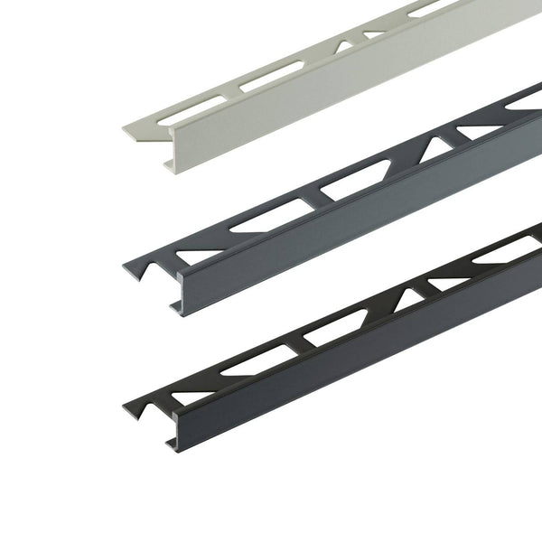 DURAL angle profile DUROSOL aluminum powder coated anthracite RAL 7016 22mm 250cm