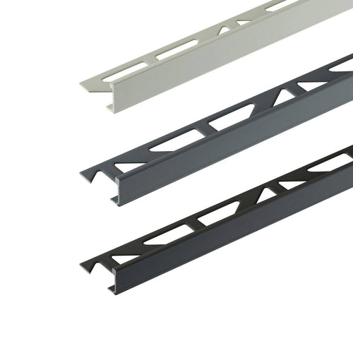 DURAL angle profile DUROSOL aluminum powder coated anthracite RAL 7016 22mm 250cm